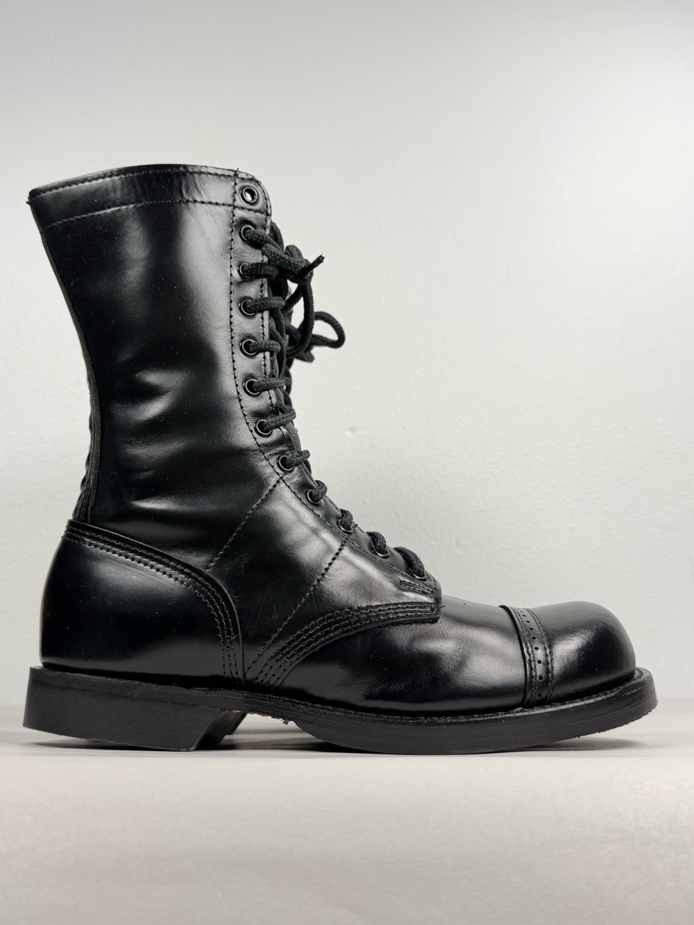 Corcoran Men’s Jump Boots Size 9 EEE Black Leather Paratrooper 1500 Made in USA